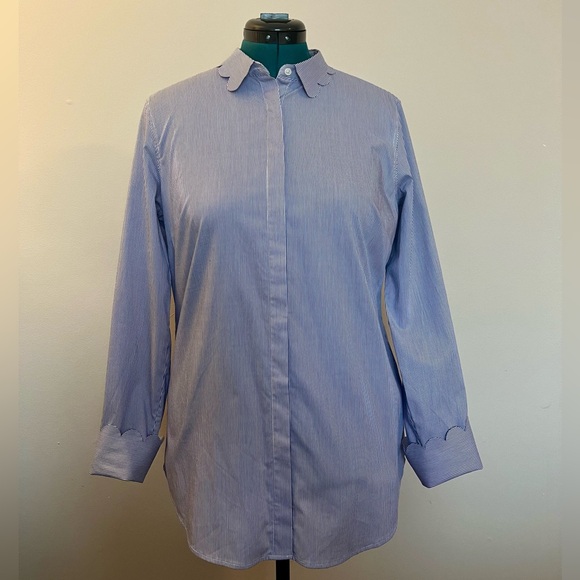 👚 Banana Republic Riley Shirt Size 12 - Picture 1 of 5